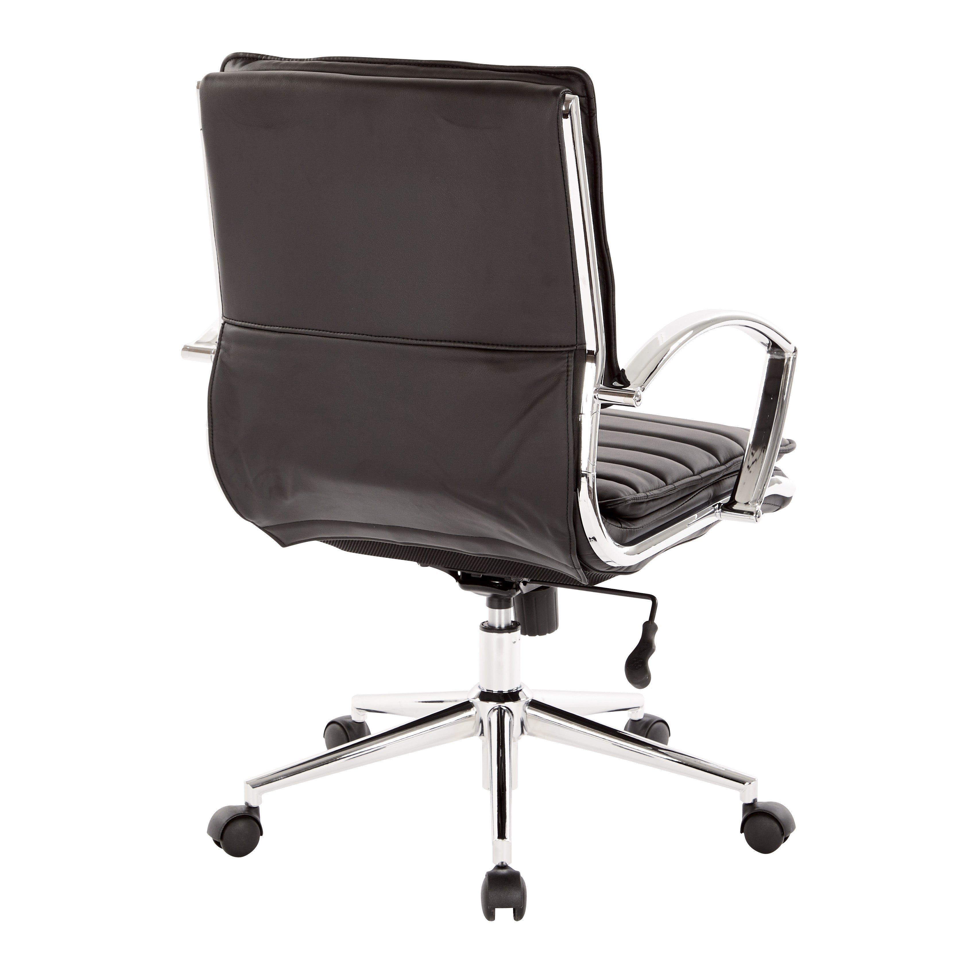 Mid Back Manager's Faux Lthr Chair